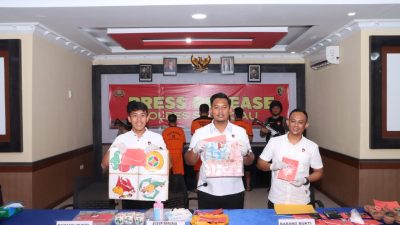 Kasat Reskrim Polres Sanggau Bekuk Bandar dan Penyedia Tempat Kolok-Kolok di Bodok