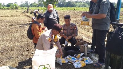 Polsek Noyan Gelar Penanaman Jagung Serentak Dukung Ketahan Pangan Nasional