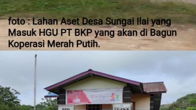 Polemik Tanah Kas Desa Sungai Ilai Masuk HGU PT. BKP, ini Kata Mantan Kades
